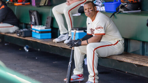 San Francisco Giants designated hitter Rafael Devers